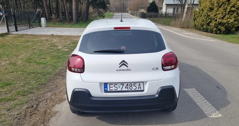 Citroen C3 cena 49900 przebieg: 28000, rok produkcji 2021 z Skierniewice małe 79